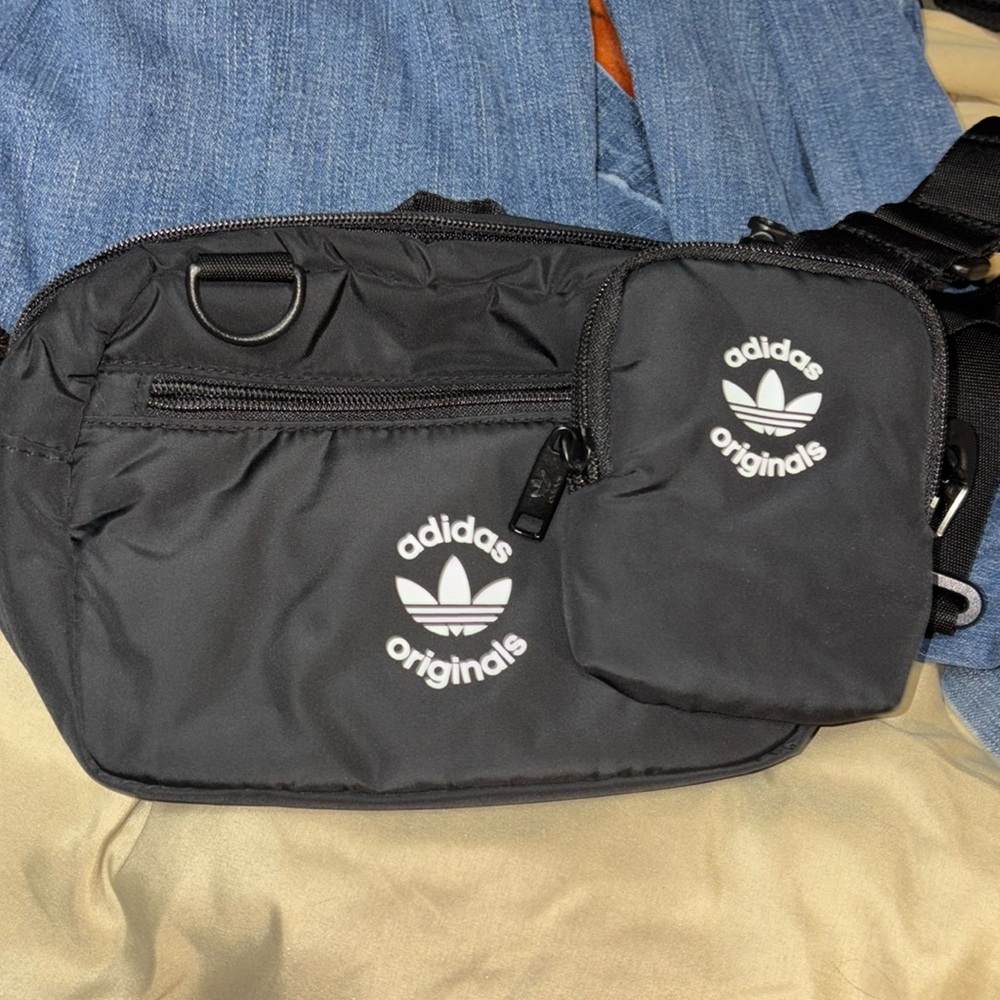 Black adidas Fanny pack